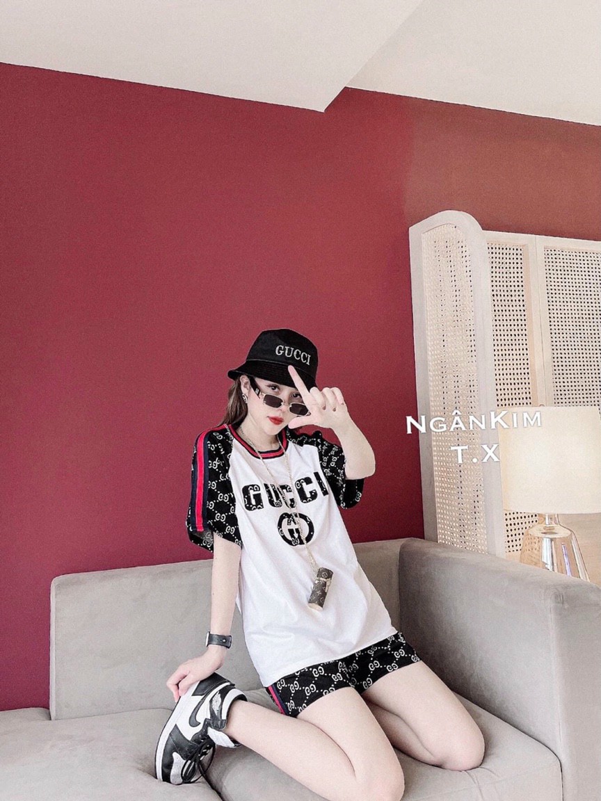 SET BỘ THỜI TRANG GUCCI THÊU- BTN299